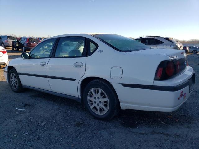 2G1WF52E659153860 - 2005 CHEVROLET IMPALA WHITE photo 2