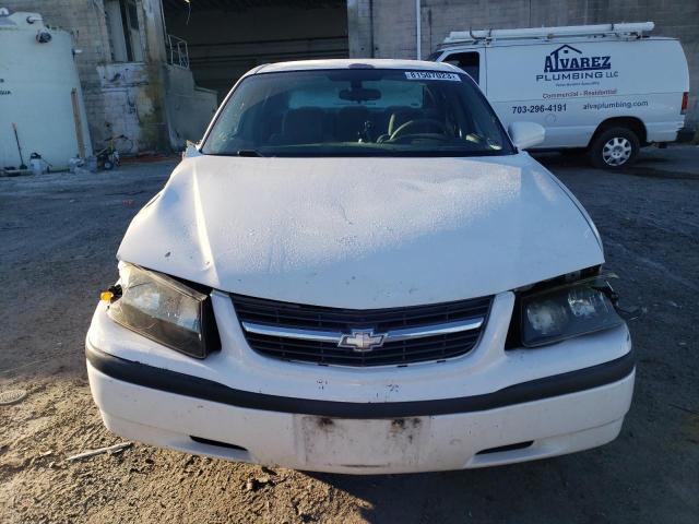 2G1WF52E659153860 - 2005 CHEVROLET IMPALA WHITE photo 5