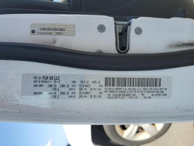 1C4NJCBA1GD615623 - 2016 JEEP COMPASS SPORT 白色 照片 14