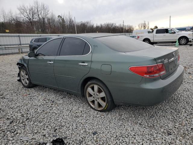 JTHBA30G855059939 - 2005 LEXUS ES 330 GREEN photo 2