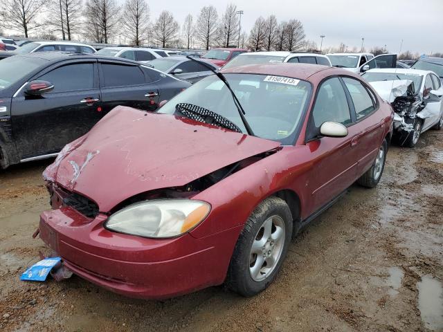 1FAFP55221A243064 - 2001 FORD TAURUS SES RED photo 1