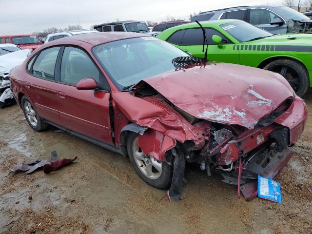 1FAFP55221A243064 - 2001 FORD TAURUS SES RED photo 4