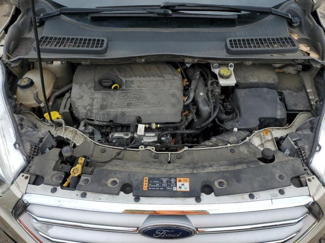 1FMCU9JD1HUD75645 - 2017 FORD ESCAPE TITANIUM ბეჟი ფოტო 12