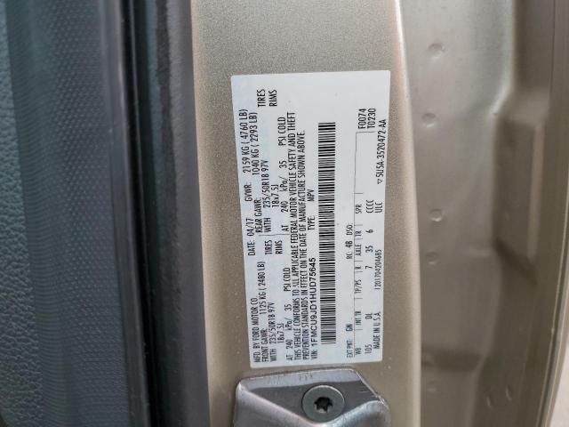 1FMCU9JD1HUD75645 - 2017 FORD ESCAPE TITANIUM ბეჟი ფოტო 13