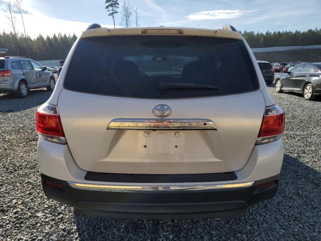 5TDYK3EH8DS103487 - 2013 TOYOTA HIGHLANDER LIMITED WHITE photo 6