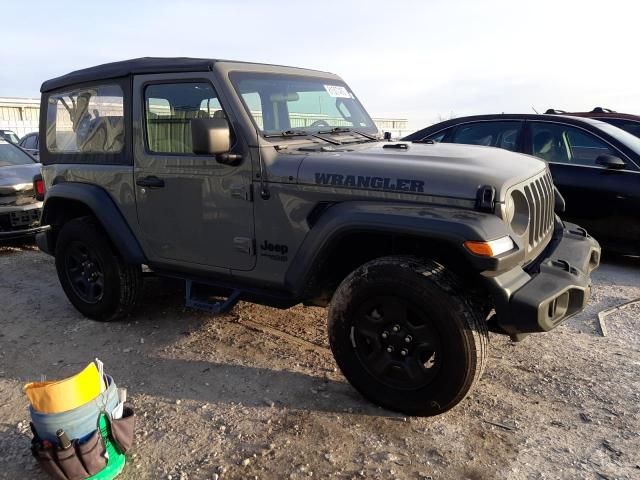 1C4GJXAN5MW771197 - 2021 JEEP WRANGLER SPORT GRAY photo 4