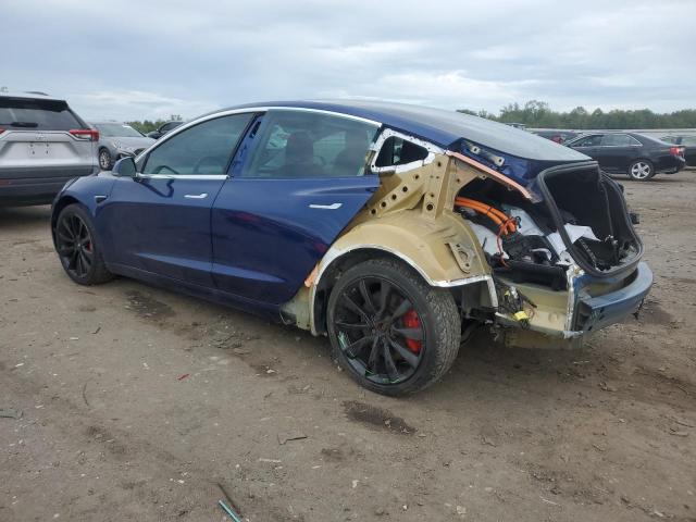 5YJ3E1EB1KF231153 - 2019 TESLA MODEL 3 Կապույտ լուսանկար 2
