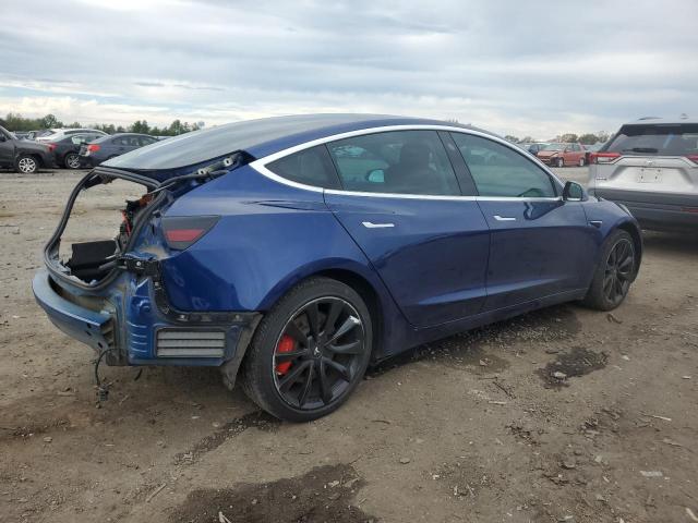 5YJ3E1EB1KF231153 - 2019 TESLA MODEL 3 Կապույտ լուսանկար 3