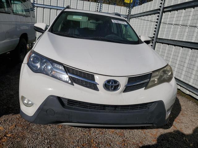 JTMWFREV5FD053733 - 2015 TOYOTA RAV4 XLE WHITE photo 5