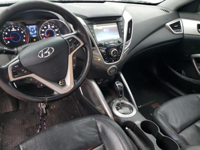 KMHTC6AD9EU213727 - 2014 HYUNDAI VELOSTER SILVER photo 8