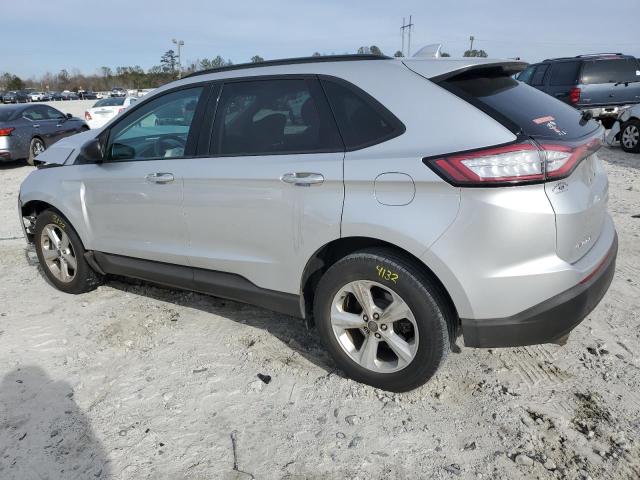 2FMPK3G91GBB76641 - 2016 FORD EDGE SE SILVER photo 2