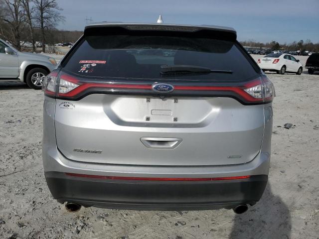 2FMPK3G91GBB76641 - 2016 FORD EDGE SE SILVER photo 6