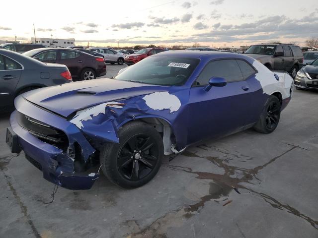 2C3CDZAGXKH687590 - 2019 DODGE CHALLENGER SXT BLUE photo 1