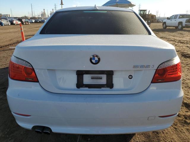 WBANU5C51AC365136 - 2010 BMW 528 I WHITE photo 6