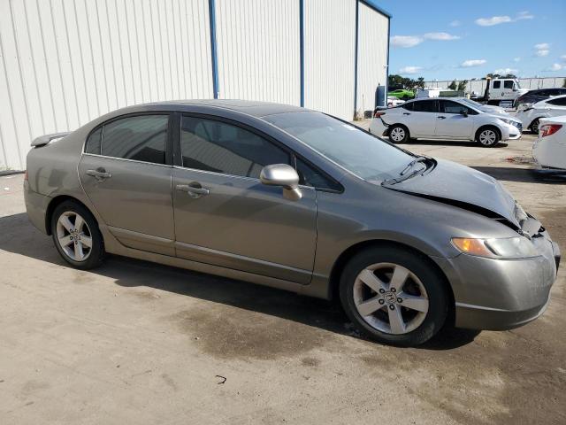 1HGFA16816L023774 - 2006 HONDA CIVIC EX GRAY photo 4