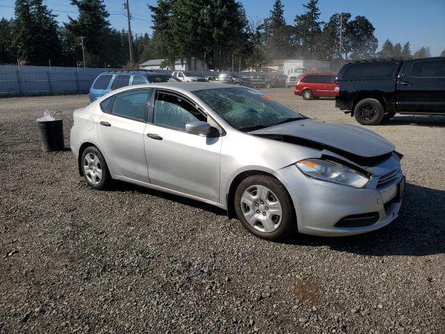1C3CDFAA2DD247115 - 2013 DODGE DART SE SILVER photo 4