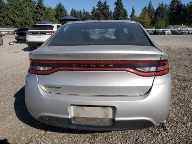 1C3CDFAA2DD247115 - 2013 DODGE DART SE SILVER photo 6
