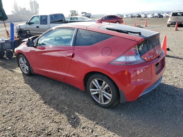 JHMZF1C44BS005203 - 2011 HONDA CR-Z RED photo 2