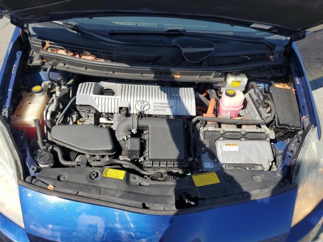 JTDKN3DU1B1463190 - 2011 TOYOTA PRIUS BLUE photo 11