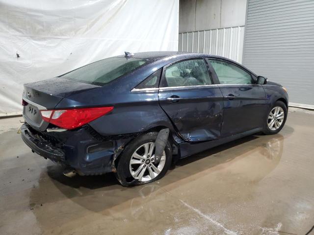 5NPEB4AC5EH864908 - 2014 HYUNDAI SONATA GLS BLUE photo 3