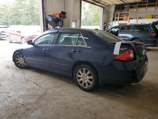 1HGCM66577A021330 - 2007 HONDA ACCORD EX BLUE photo 2