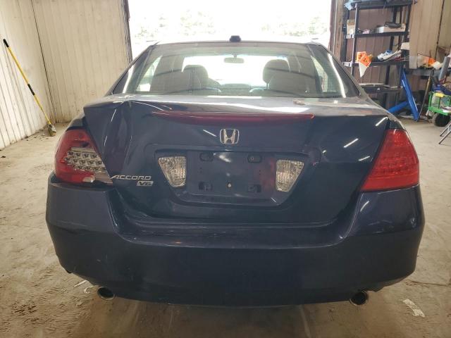 1HGCM66577A021330 - 2007 HONDA ACCORD EX BLUE photo 6