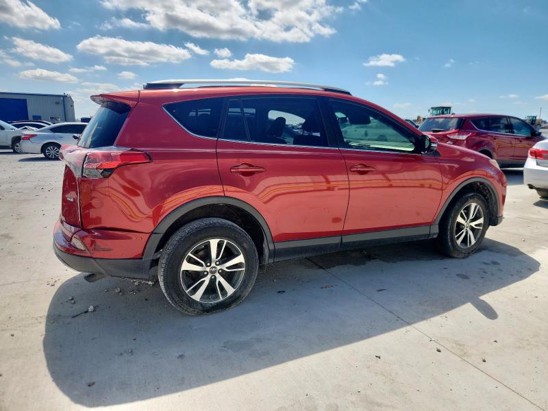 JTMWFREV7HJ145463 - 2017 TOYOTA RAV4 XLE RED photo 3