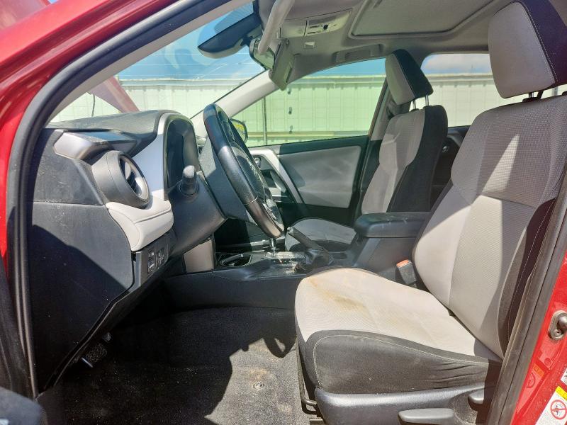 JTMWFREV7HJ145463 - 2017 TOYOTA RAV4 XLE RED photo 7