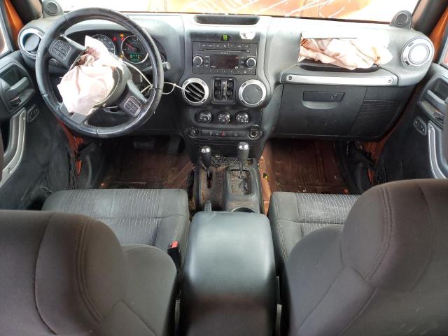1J4HA5H15BL590766 - 2011 JEEP WRANGLER UNLIMITED SAHARA ORANGE photo 8