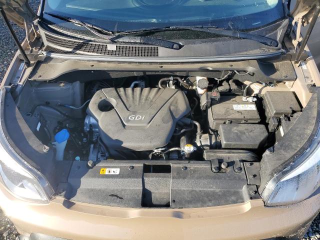 KNDJN2A25F7167794 - 2015 KIA SOUL BROWN photo 11