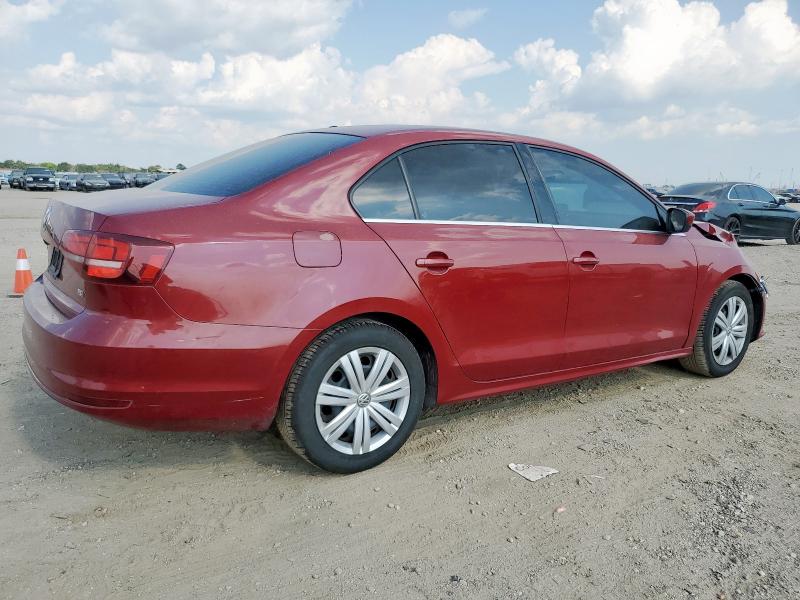3VW2B7AJ0HM296033 - 2017 VOLKSWAGEN JETTA S RED photo 3