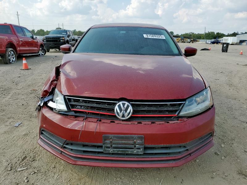 3VW2B7AJ0HM296033 - 2017 VOLKSWAGEN JETTA S RED photo 5