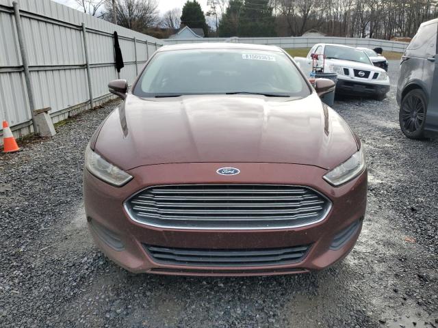 3FA6P0H7XGR288973 - 2016 FORD FUSION SE MAROON photo 5