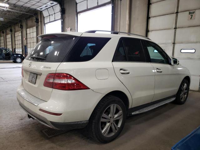 4JGDA5HB1DA241546 - 2013 MERCEDES-BENZ ML 350 4MATIC WHITE photo 3