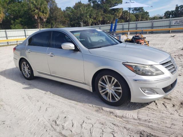 KMHGC4DH7DU253033 - 2013 HYUNDAI GENESIS 5.0L SILVER photo 4