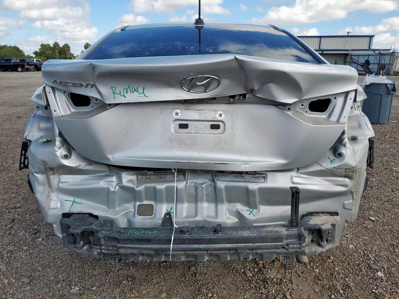 3KPC24A6XNE178952 - 2022 HYUNDAI ACCENT SE SILVER photo 6