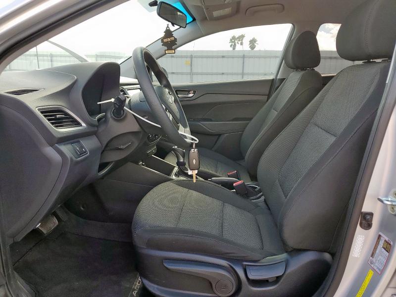 3KPC24A6XNE178952 - 2022 HYUNDAI ACCENT SE SILVER photo 7