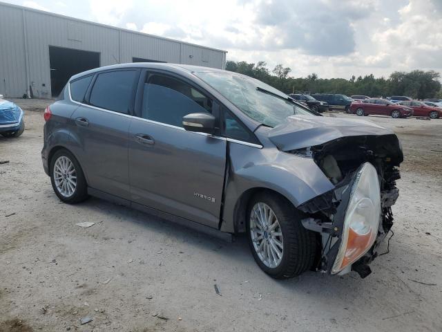 1FADP5BU4DL547079 - 2013 FORD C-MAX SEL ნაცრისფერი ფოტო 4