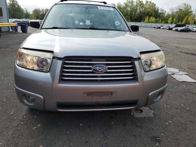 JF1SG63648H733291 - 2008 SUBARU FORESTER 2.5X GRAY photo 5