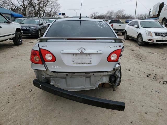 1NXBR32E06Z754201 - 2006 TOYOTA COROLLA CE SILVER photo 6