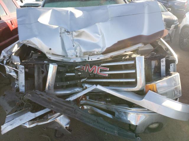 3GTP2VE74CG249915 - 2012 GMC SIERRA K1500 SLE SILVER photo 11