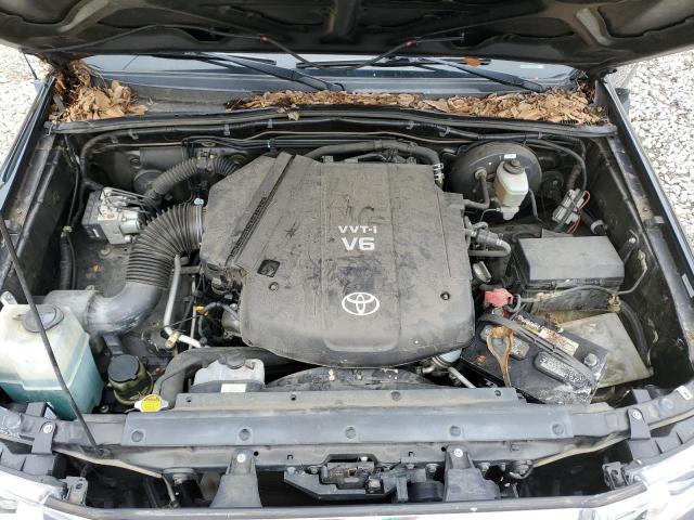 5TEJU62NX6Z212353 - 2006 TOYOTA TACOMA DOUBLE CAB PRERUNNER BLACK photo 11