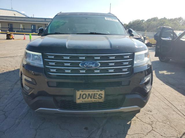1FM5K7DH9HGA88893 - 2017 FORD EXPLORER XLT BLACK photo 5