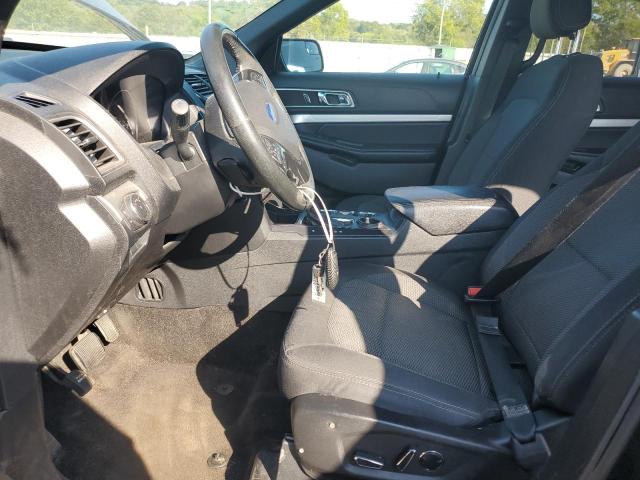 1FM5K7DH9HGA88893 - 2017 FORD EXPLORER XLT BLACK photo 7