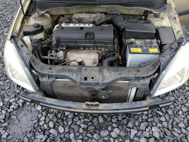 KNADE223196461608 - 2009 KIA RIO BASE BEIGE photo 11