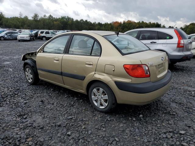 KNADE223196461608 - 2009 KIA RIO BASE BEIGE photo 2