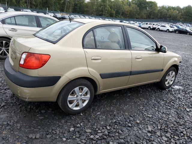 KNADE223196461608 - 2009 KIA RIO BASE BEIGE photo 3