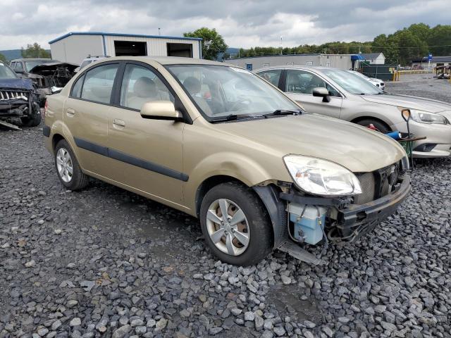 KNADE223196461608 - 2009 KIA RIO BASE BEIGE photo 4