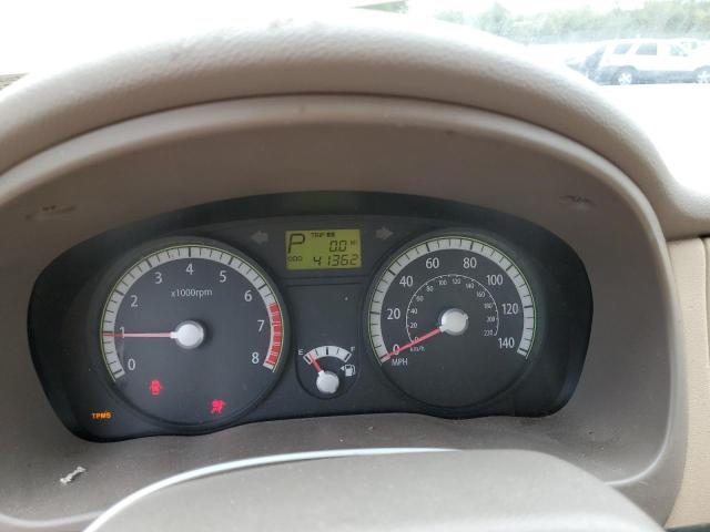 KNADE223196461608 - 2009 KIA RIO BASE BEIGE photo 9