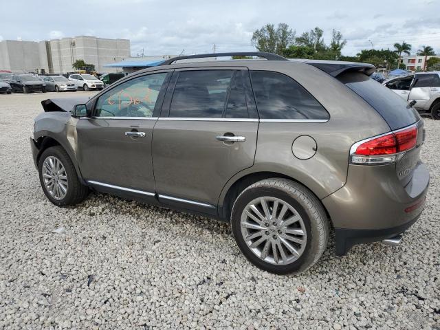 2LMDJ6JK6CBL07922 - 2012 LINCOLN MKX TAN photo 2